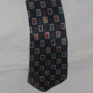 Monsieur GIVENCHY Mens Pure Silk Tie Geometric